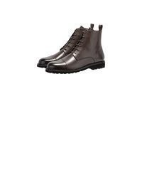 dunkelbraune Lederfreizeitstiefel von Strellson
