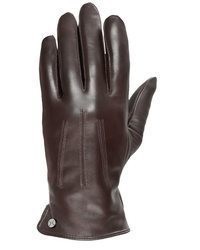dunkelbraune Lederhandschuhe von PEARLWOOD