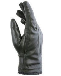 dunkelbraune Lederhandschuhe von PEARLWOOD