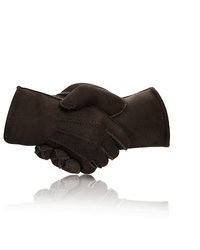dunkelbraune Lederhandschuhe von PEARLWOOD