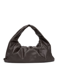 dunkelbraune Lederhandtasche von Bottega Veneta