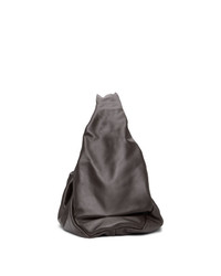 dunkelbraune Lederhandtasche von Bottega Veneta
