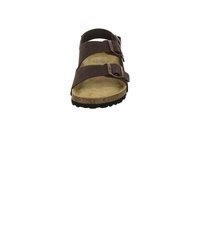 dunkelbraune Ledersandalen von AFS-Schuhe