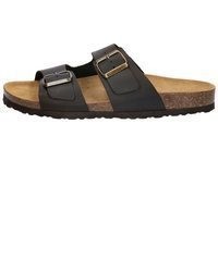 dunkelbraune Ledersandalen von Lico