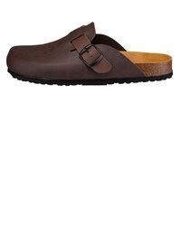 dunkelbraune Ledersandalen von Lico