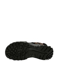 dunkelbraune Ledersandalen von Nowaland