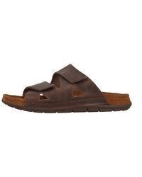 dunkelbraune Ledersandalen von Rohde