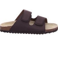 dunkelbraune Ledersandalen von SUPERSOFT