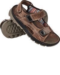dunkelbraune Ledersandalen von Tom Ramsey