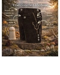dunkelbraune Ledershorts von PAULGOS