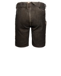 dunkelbraune Ledershorts von Stockerpoint