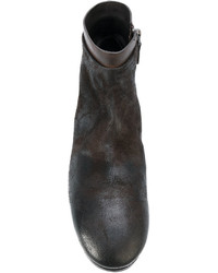 dunkelbraune Lederstiefel von Marsèll