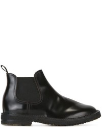 dunkelbraune Lederstiefel von Buttero