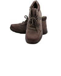 dunkelbraune Lederwinterschuhe von Nowaland