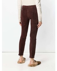 dunkelbraune Leggings von The Row