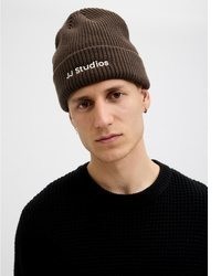 dunkelbraune Mütze von Jack & Jones