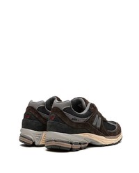 dunkelbraune niedrige Sneakers von New Balance