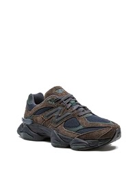 dunkelbraune niedrige Sneakers von New Balance