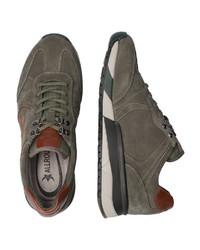 dunkelbraune niedrige Sneakers von Allrounder