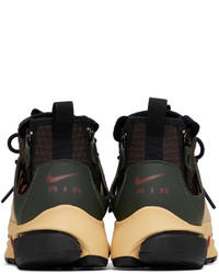 dunkelbraune niedrige Sneakers von Nike
