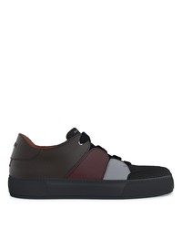 dunkelbraune niedrige Sneakers von Ermenegildo Zegna XXX