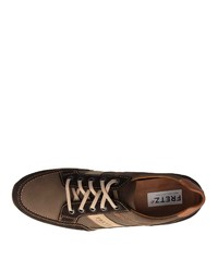 dunkelbraune niedrige Sneakers von FRETZ men