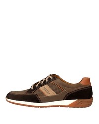 dunkelbraune niedrige Sneakers von FRETZ men