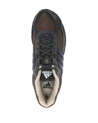 dunkelbraune niedrige Sneakers von adidas