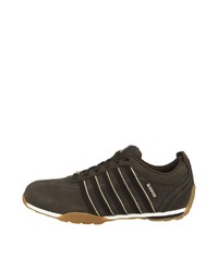 dunkelbraune niedrige Sneakers von K-Swiss