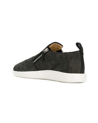 dunkelbraune niedrige Sneakers von Giuseppe Zanotti Design