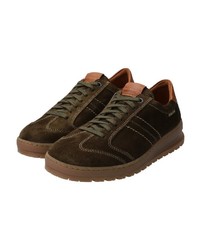 dunkelbraune niedrige Sneakers von Mephisto