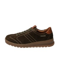 dunkelbraune niedrige Sneakers von Mephisto