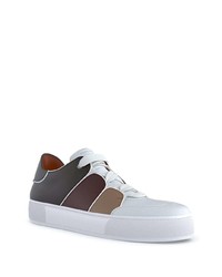 dunkelbraune niedrige Sneakers von Ermenegildo Zegna XXX