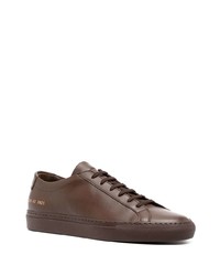 dunkelbraune niedrige Sneakers von Common Projects