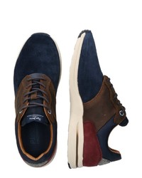 dunkelbraune niedrige Sneakers von Pepe Jeans