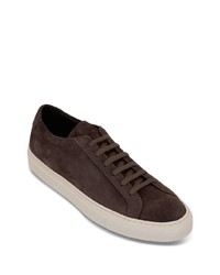 dunkelbraune niedrige Sneakers von Common Projects