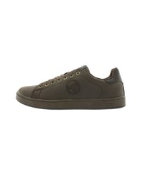 dunkelbraune niedrige Sneakers von Sergio Tacchini