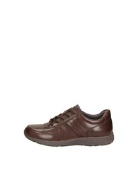 dunkelbraune niedrige Sneakers von Sioux