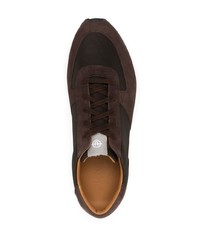 dunkelbraune niedrige Sneakers von Unseen Footwear