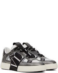 dunkelbraune niedrige Sneakers von Valentino Garavani