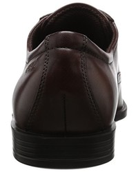 dunkelbraune Oxford Schuhe von Ecco