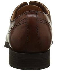 dunkelbraune Oxford Schuhe von Geox