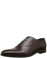 dunkelbraune Oxford Schuhe von Geox