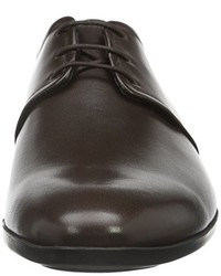 dunkelbraune Oxford Schuhe von Hugo