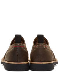 dunkelbraune Oxford Schuhe von Paul Smith