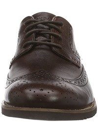 dunkelbraune Oxford Schuhe von Rockport
