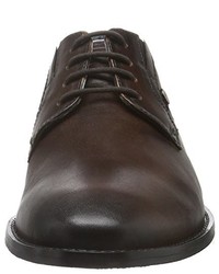 dunkelbraune Oxford Schuhe von s.Oliver