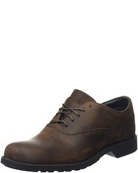 dunkelbraune Oxford Schuhe von Timberland