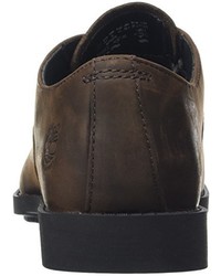 dunkelbraune Oxford Schuhe von Timberland