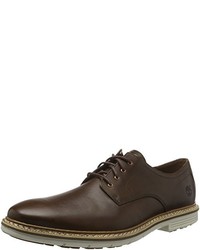 dunkelbraune Oxford Schuhe von Timberland